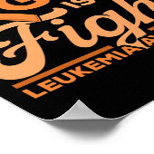 Brother's Fight Is My Fight Leukemia Awareness 2 Poster (Hoek)