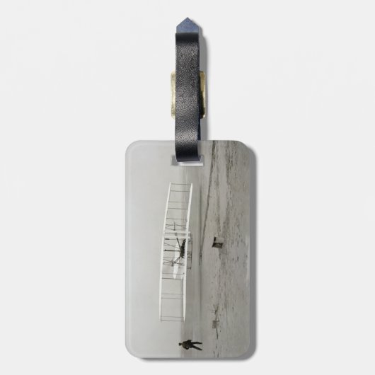 Brothers Flyer First Planer Aviation Bagagelabel (Achterkant verticaal)