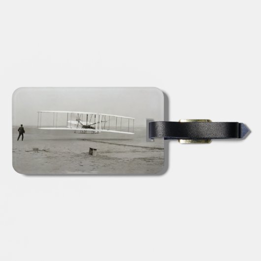 Brothers Flyer First Planer Aviation Bagagelabel (Achterkant horizontaal)