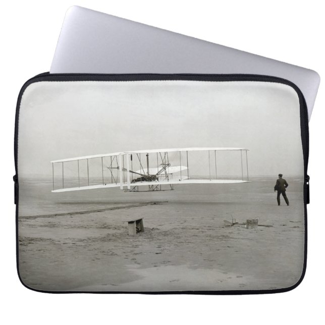 Brothers Flyer First Planer Aviation Laptop Sleeve (Voorkant)