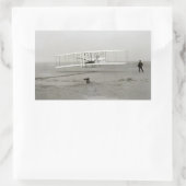 Brothers Flyer First Planer Aviation Rechthoekige Sticker (Tas)