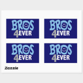 Brothers Forever Rechthoekige Sticker (Vel)