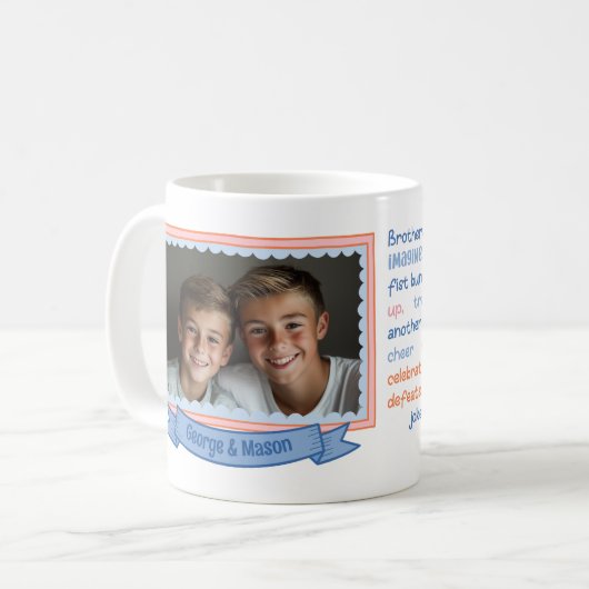 Brothers Heart Touching & Sentimental Coffee Mok (Voorkant links)