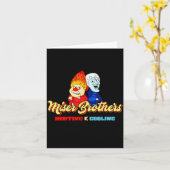 Brothers Heating &amp; Cooling Christmas  Kaart (Gele Bloem)