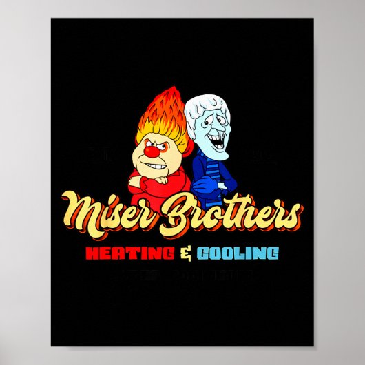 Brothers Heating & Koeling Kerst Poster (Voorkant)