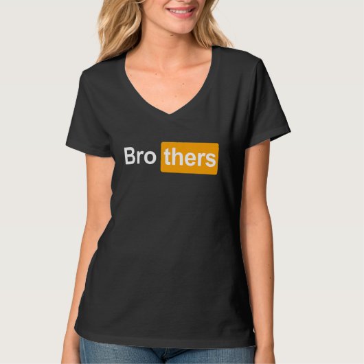 Brothers Ideas Bro Thers Brothers Hub T-shirt (Voorkant)