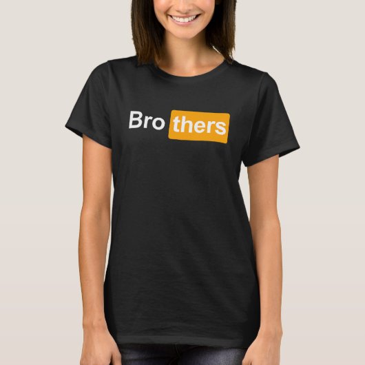 Brothers Ideas Bro Thers Brothers Hub T-shirt (Voorkant)