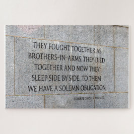 Brothers in Arms Herdenking WW2 Legpuzzel