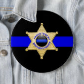 Brothers Keeper Badge Medallion Button (In situ)
