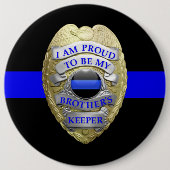 Brothers Keeper Badge Medallion Button (Voorkant)