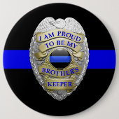 Brothers Keeper Badge Medallion Button (Voorkant)