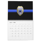 Brothers Keeper Badge Thin Blue Line Calendar Kalender (Mar 2026)