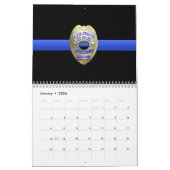 Brothers Keeper Badge Thin Blue Line Calendar Kalender (Jan 2026)