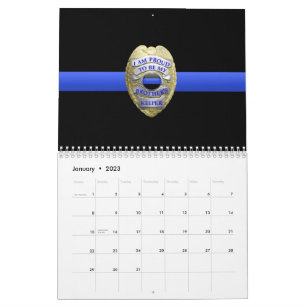 Brothers Keeper Badge Thin Blue Line Calendar Kalender