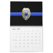 Brothers Keeper Badge Thin Blue Line Calendar Kalender (Mar 2027)