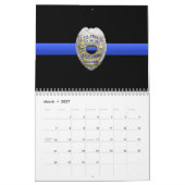 Brothers Keeper Badge Thin Blue Line Calendar Kalender (Mar 2027)