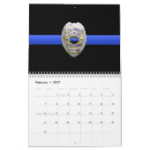 Brothers Keeper Badge Thin Blue Line Calendar Kalender (Feb 2027)