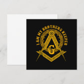 Brothers Keeper Illuminati Symbol Masonic Conspira Kaart (Voorkant / Achterkant)