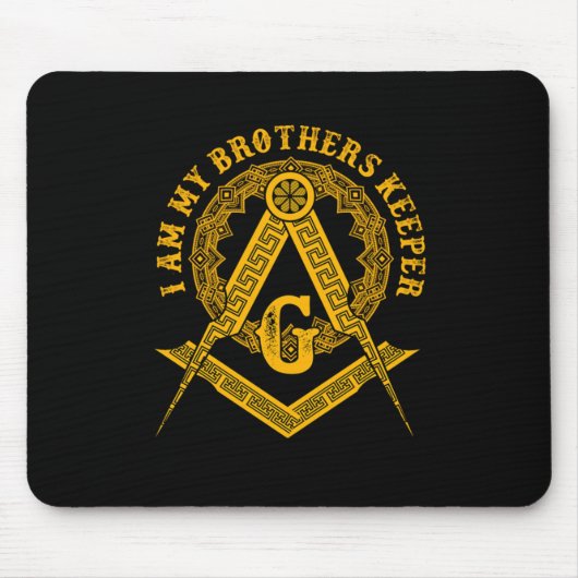 Brothers Keeper Illuminati Symbol Masonic Conspira Muismat (Voorkant)