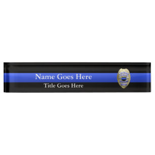 Brothers Keeper Police Badge Naambordje