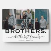 BROTHERS Quote & Photo Collage Gift Display Fotoplaat (voorkant)