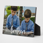 Brothers Script Modern Foto Fotoplaat (Zijkant)