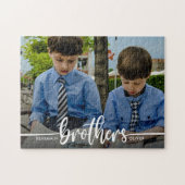 Brothers Script Modern Foto Legpuzzel (Horizontaal)