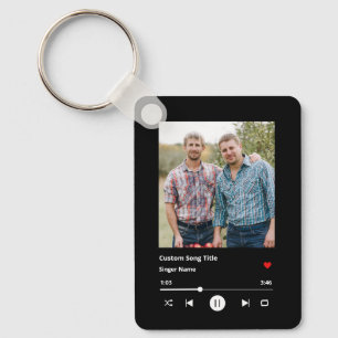 Brothers Song Matching Custom Photo Sleutelhanger