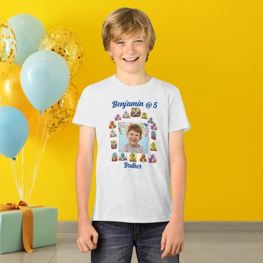 Brother's T shirt Kids Verjaardag Dinosaurus Thema