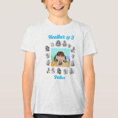 Brother's T shirt Kids Verjaardag Zeemeerminnen Th (Voorkant)