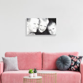 Brothers Three Wrapped Canvas (Insitu (Woonkamer))