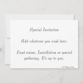 BROTHERS-uitnodiging Kaart (Achterkant)