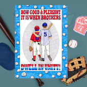 Brothers Unity Birthday Card Kaart