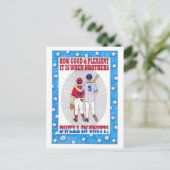 Brothers Unity Inspirerend Post Kaart (Staand voorkant)