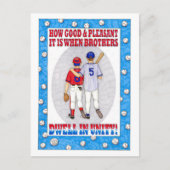 Brothers Unity Inspirerend Post Kaart (Voorkant)