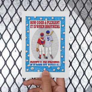 Brothers Unity Inspirerend Post Kaart