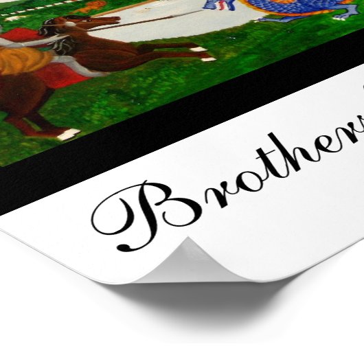 Brothers Versus the Dragon Poster (Hoek)