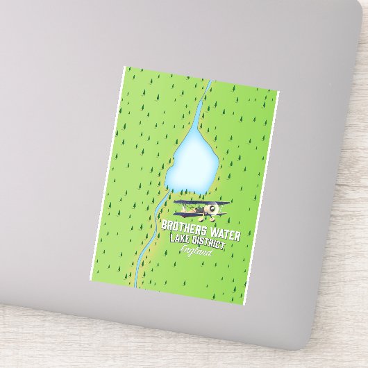 Brothers Water Lake District England Sticker (Detail)