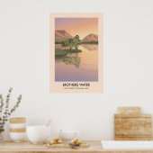 Brothers Water Lake District Reisposter Poster (Keuken)