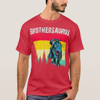 BrotherSaurus Big Brother T-Rex Dinosaur Gender Re T-shirt