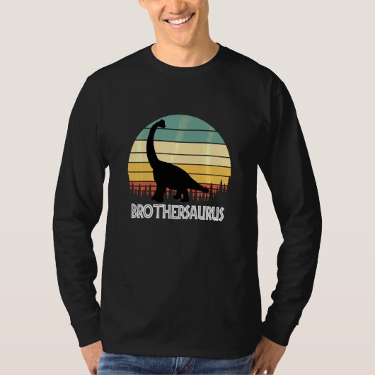 Brothersaurus Brother Saurus Brother Dinosaur T-shirt (Voorkant)