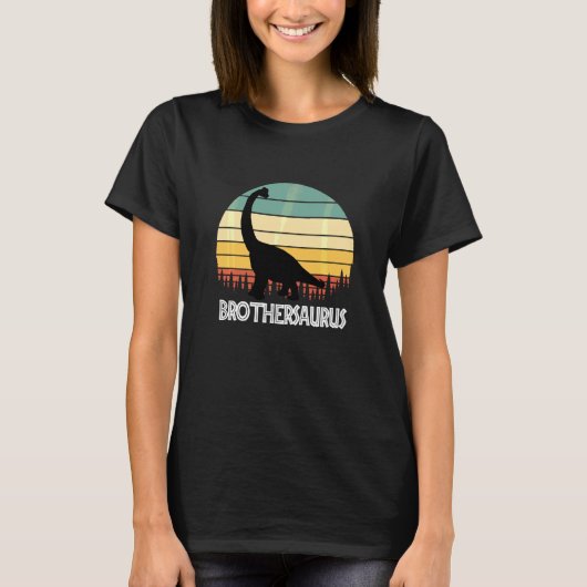 Brothersaurus Brother Saurus Brother Dinosaur T-shirt (Voorkant)
