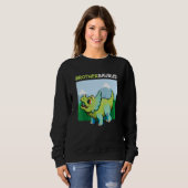 Brothersaurus Dinosaur Cute Kiddo Triceratops Trui (Voorkant volledig)