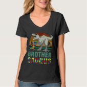Brothersaurus Dinosaur Rex Brother Saurus Autisme  T-shirt (Voorkant)