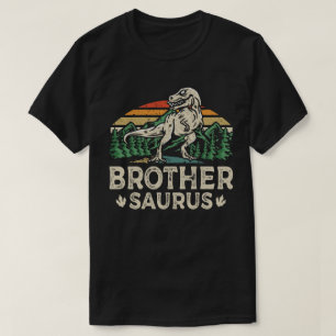 Brothersaurus Dinosaur T Rex Brother Saurus Grappi T-shirt
