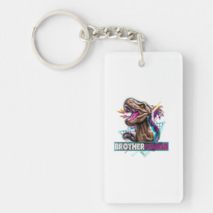 Brothersaurus dinosaurus familie cadeau voor broer sleutelhanger