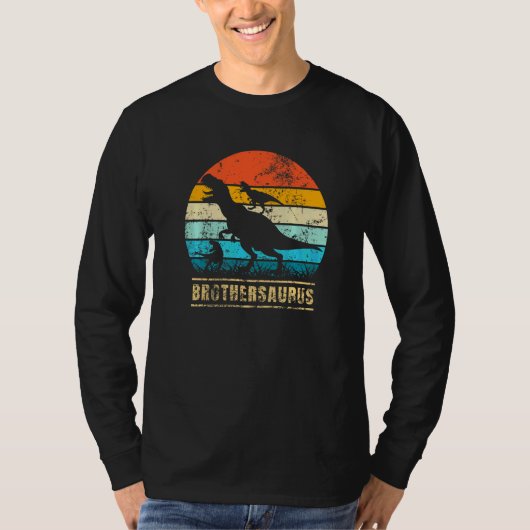 Brothersaurus rex Brother Saurus Dinosaur T-shirt (Voorkant)