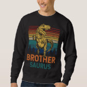 Brothersaurus Rex Dinosaur Brother Saurus Family M Trui (Voorkant)