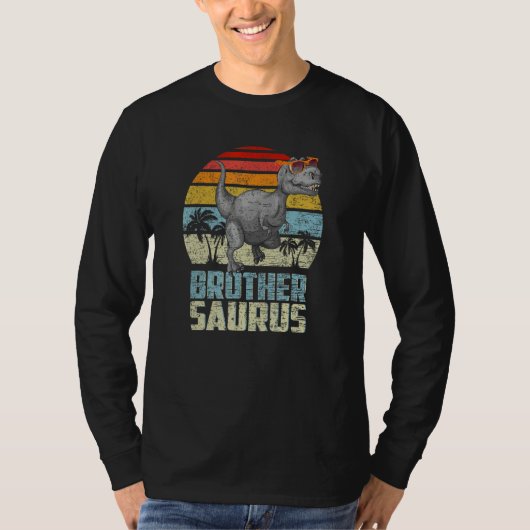Brothersaurus Rex Dinosaur Brother Saurus T-shirt (Voorkant)