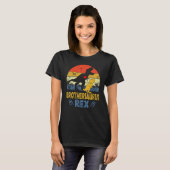 Brothersaurus Rex Dinosaur Brother Saurus T-shirt (Voorkant volledig)